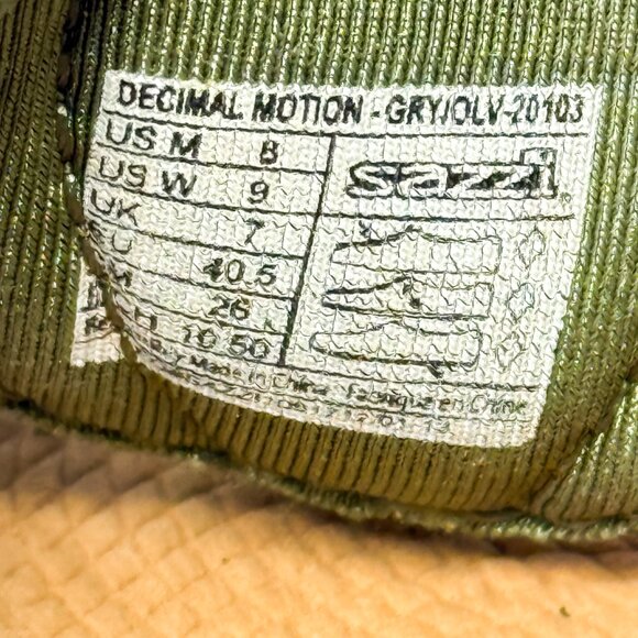 Sazzi Digit Decimal Motion Sandals Unisex Men 8 / W 9 / EU 40.5 Flip Flops RARE - Picture 9 of 9